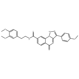 N-(3,4-dimethoxyphenethyl)-3-(4-methoxyphenyl)-5-oxo-4,5-dihydro-[1,2,3]triazolo[1,5-a]quinazoline-8-carboxamide结构式