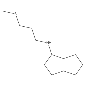 N-[3-(Methylsulfanyl)propyl]cyclooctanamine结构式
