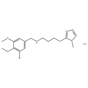 C14H21BrClN5O2S Structure