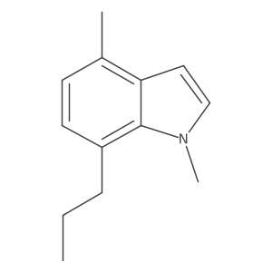 1,4-Dimethyl-7-propylindole Structure