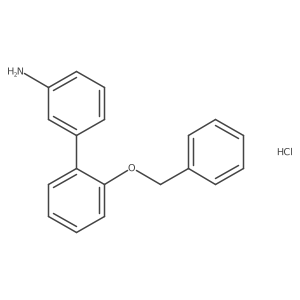 2'-Benzyloxy[1,1-biphenyl]-3-amine hydrochloride Structure