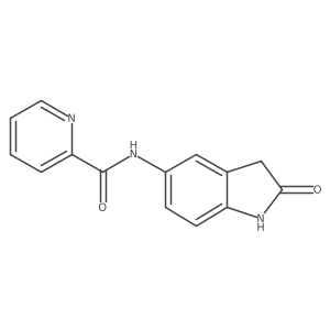 N-(2-oxoindolin-5-yl)picolinamide结构式