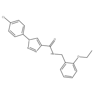 1-(4-chlorophenyl)-N-(2-ethoxybenzyl)-1H-1,2,3-triazole-4-carboxamide Structure