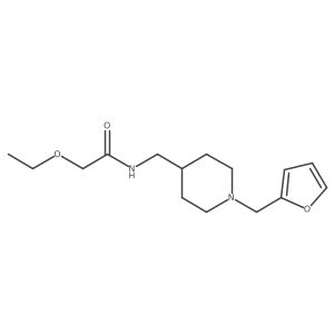 2-ethoxy-N-((1-(furan-2-ylmethyl)piperidin-4-yl)methyl)acetamide Structure