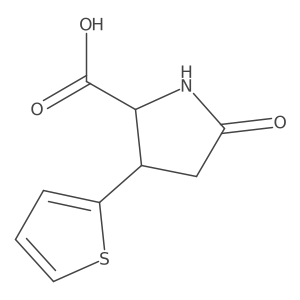 5-Oxo-3-(2-thienyl)proline结构式