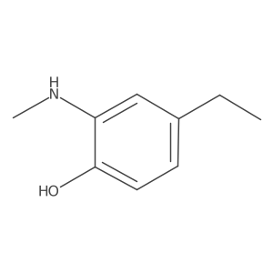 4-Ethyl-2-(methylamino)phenol结构式