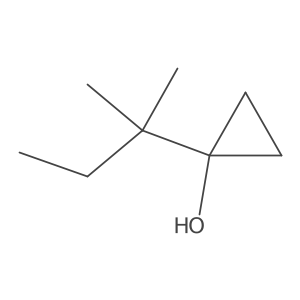 1-(Tert-pentyl)cyclopropan-1-ol Structure