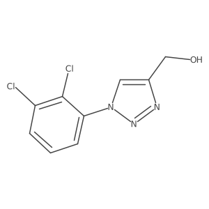 [1-(2,3-dichlorophenyl)-1H-1,2,3-triazol-4-yl]methanol Structure