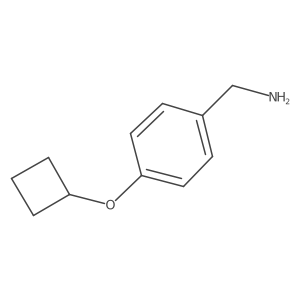 (4-Cyclobutoxyphenyl)methanamine结构式