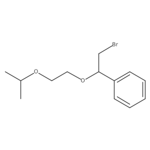 (2-Bromo-1-(2-isopropoxyethoxy)ethyl)benzene结构式