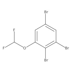 2,3,5-Tribromo(difluoromethoxy)benzene Structure