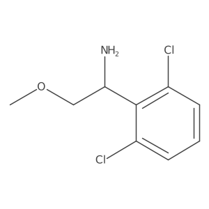 (R)-1-(2,6-Dichlorophenyl)-2-methoxyethanamine结构式