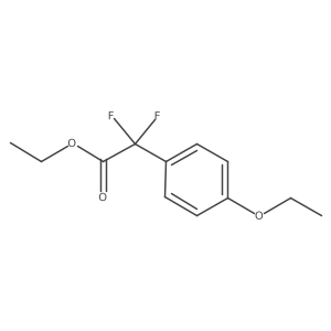 Ethyl 2-(4-ethoxyphenyl)-2,2-difluoroacetate Structure