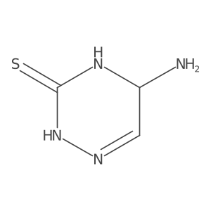 1,2,4-Triazine-3(2H)-thione, 5-amino-4,5-dihydro- Structure