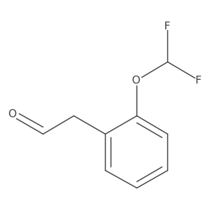 2-[2-(Difluoromethoxy)phenyl]acetaldehyde结构式