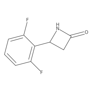 4-(2,6-Difluorophenyl)azetidin-2-one Structure