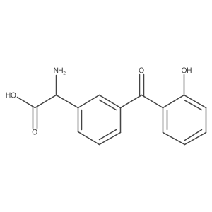 Benzeneacetic acid, I+/--amino-3-(2-hydroxybenzoyl)-结构式
