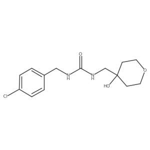1-(4-chlorobenzyl)-3-((4-hydroxytetrahydro-2H-pyran-4-yl)methyl)urea Structure