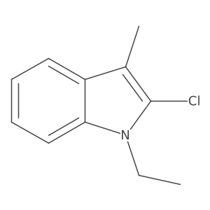 2-Chloro-1-ethyl-3-methyl-1H-indole Structure