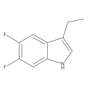 3-Ethyl-5,6-difluoro-1H-indole Structure