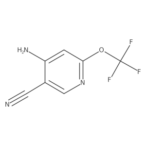 4-Amino-6-(trifluoromethoxy)nicotinonitrile Structure