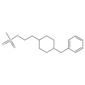 2-(1-Benzylpiperidin-4-yl)ethyl methanesulfonate Structure
