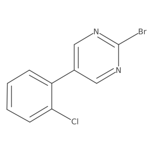 2-Bromo-5-(2-chlorophenyl)pyrimidine Structure