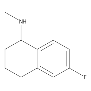 6-fluoro-N-methyl-1,2,3,4-tetrahydronaphthalen-1-amine Structure