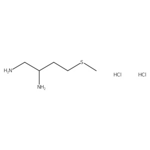 4-(Methylsulfanyl)butane-1,2-diamine dihydrochloride Structure