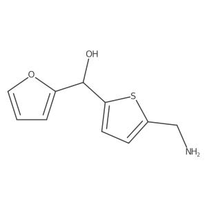 [5-(aminomethyl)-2-thienyl]-(2-furyl)methanol Structure