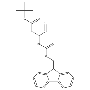 Fmoc-Asp(OtBu)-H结构式