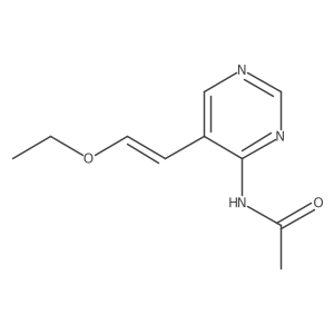 Acetamide, N-[5-(2-ethoxyethenyl)-4-pyrimidinyl]-, (E)-结构式