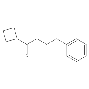 1-Cyclobutyl-4-phenylbutan-1-one结构式