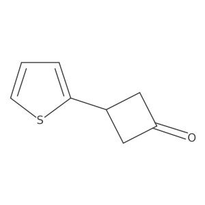 3-(Thiophen-2-yl)cyclobutan-1-one Structure
