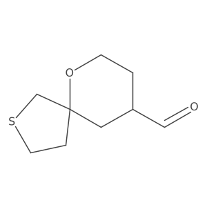 6-Oxa-2-thiaspiro[4.5]decane-9-carbaldehyde Structure