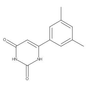 6-(3,5-dimethylphenyl)pyrimidine-2,4(1H,3H)-dione结构式