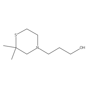 3-(2,2-Dimethylthiomorpholin-4-yl)propan-1-ol结构式