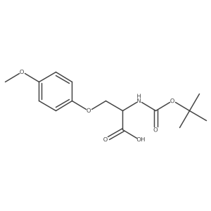 N-Boc-O-(4-methoxyphenyl)-L-serine Structure