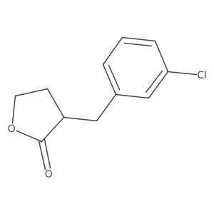 3-[(3-Chlorophenyl)methyl]dihydro-2(3H)-furanone结构式