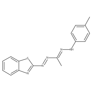 1-[2-(4-Methylphenyl)diazenyl]ethanone 2-(2-benzothiazolyl)hydrazone Structure