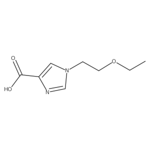 1-(2-ethoxyethyl)-1H-imidazole-4-carboxylic acid Structure