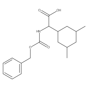 2-{[(Benzyloxy)carbonyl]amino}-2-(3,5-dimethylcyclohexyl)acetic acid Structure