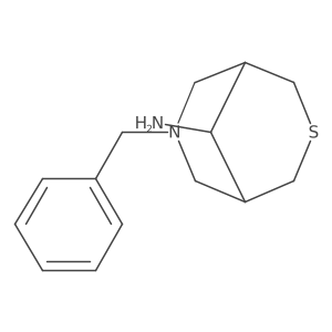7-Benzyl-3-thia-7-azabicyclo[3.3.1]nonan-9-amine Structure