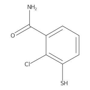 2-Chloro-3-mercaptobenzamide Structure
