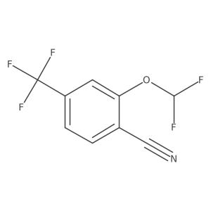 2-Difluoromethoxy-4-(trifluoromethyl)benzonitrile Structure