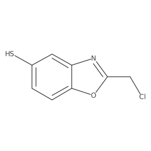 2-(Chloromethyl)-5-mercaptobenzo[d]oxazole Structure