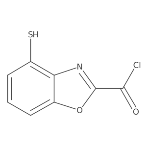 4-Mercaptobenzo[d]oxazole-2-carbonyl chloride Structure