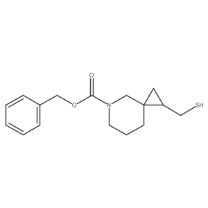 Benzyl 1-(mercaptomethyl)-5-azaspiro[2.5]octane-5-carboxylate Structure