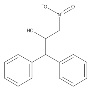 3,3-Diphenyl-2-hydroxy-l-nitropropane Structure