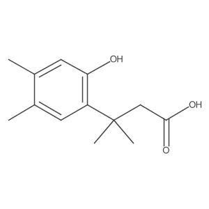 3-(2-Hydroxy-4,5-dimethylphenyl)-3-methylbutanoic acid Structure